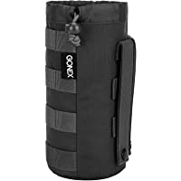 Gonex MOLLE Bolsa para Botella de Agua con cordón con Parte Superior Abierta y Parte Inferior de Malla Bolsa para…